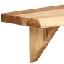 Wandregale 2 Stück massives Akazienholz 60x20x18 cm von vidaXL, Regale und Regale - Ref: Foro24-247927, Preis: 60,40 €, Rabat...