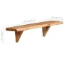 Wandregale 2 Stück massives Akazienholz 60x20x18 cm von vidaXL, Regale und Regale - Ref: Foro24-247927, Preis: 60,40 €, Rabat...