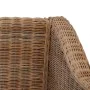 Sillón con cojines ratán natural by vidaXL, Armchairs - Ref: Foro24-283075, Price: 307,93 €, Discount: %