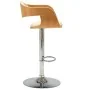 Küchenhocker aus Bugholz und cremefarbenem Kunstleder von vidaXL, Küchenhocker - Ref: Foro24-283120, Preis: 135,39 €, Rabatt: %