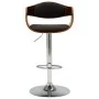 Taburete de cocina de madera curvada y tela gris de vidaXL, Taburetes de cocina - Ref: Foro24-283119, Precio: 136,25 €, Descu...