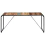 Recycled solid wood dining table 180x90x76 cm by vidaXL, Kitchen and dining tables - Ref: Foro24-247862, Price: 197,93 €, Dis...