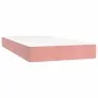 Cama box spring con colchón terciopelo rosa 90x200 cm de vidaXL, Camas y somieres - Ref: Foro24-3137706, Precio: 344,96 €, De...