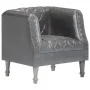 Genuine gray goat leather armchair by vidaXL, Armchairs - Ref: Foro24-286618, Price: 246,10 €, Discount: %