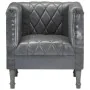 Genuine gray goat leather armchair by vidaXL, Armchairs - Ref: Foro24-286618, Price: 246,10 €, Discount: %