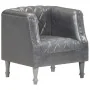 Genuine gray goat leather armchair by vidaXL, Armchairs - Ref: Foro24-286618, Price: 246,10 €, Discount: %