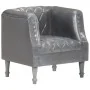 Genuine gray goat leather armchair by vidaXL, Armchairs - Ref: Foro24-286618, Price: 246,10 €, Discount: %