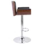 Küchenhocker aus grauem Stoff von vidaXL, Küchenhocker - Ref: Foro24-287379, Preis: 130,22 €, Rabatt: %