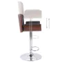 Küchenhocker aus grauem Stoff von vidaXL, Küchenhocker - Ref: Foro24-287379, Preis: 130,22 €, Rabatt: %