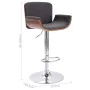 Küchenhocker aus grauem Stoff von vidaXL, Küchenhocker - Ref: Foro24-287379, Preis: 130,22 €, Rabatt: %