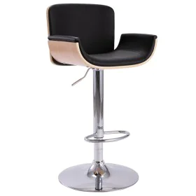 Küchenhocker aus schwarzem Kunstleder von vidaXL, Küchenhocker - Ref: Foro24-287378, Preis: 95,19 €, Rabatt: %