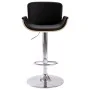 Küchenhocker aus schwarzem Kunstleder von vidaXL, Küchenhocker - Ref: Foro24-287378, Preis: 95,19 €, Rabatt: %