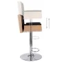 Küchenhocker aus schwarzem Kunstleder von vidaXL, Küchenhocker - Ref: Foro24-287378, Preis: 95,19 €, Rabatt: %