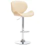 Cremefarbener Küchenhocker aus Kunstleder von vidaXL, Küchenhocker - Ref: Foro24-287411, Preis: 154,89 €, Rabatt: %
