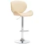 Taburete de cocina cuero sintético color crema de vidaXL, Taburetes de cocina - Ref: Foro24-287411, Precio: 154,89 €, Descuen...
