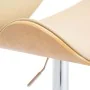 Cremefarbener Küchenhocker aus Kunstleder von vidaXL, Küchenhocker - Ref: Foro24-287411, Preis: 154,89 €, Rabatt: %