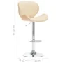 Taburete de cocina cuero sintético color crema de vidaXL, Taburetes de cocina - Ref: Foro24-287411, Precio: 154,89 €, Descuen...