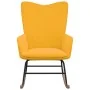 Mustard Yellow Velvet Rocking Chair by vidaXL, Rocking chairs - Ref: Foro24-327750, Price: 115,94 €, Discount: %