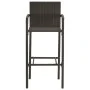 Küchenhocker 2 Stück synthetisches Rattan braun von vidaXL, Gartenstühle - Ref: Foro24-313451, Preis: 99,89 €, Rabatt: %