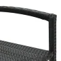 Kitchen stools 2 units black synthetic rattan by vidaXL, Garden chairs - Ref: Foro24-313452, Price: 160,66 €, Discount: %