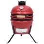2-in-1-Kamado-Räuchergrill aus roter Keramik, 56 cm von vidaXL, Grillen - Ref: Foro24-316095, Preis: 245,10 €, Rabatt: %