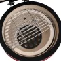 2-in-1-Kamado-Räuchergrill aus roter Keramik, 56 cm von vidaXL, Grillen - Ref: Foro24-316095, Preis: 245,10 €, Rabatt: %