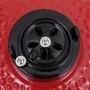 2 in 1 Red Ceramic Kamado Smoker Barbecue 56 cm by vidaXL, Barbecues - Ref: Foro24-316095, Price: 235,55 €, Discount: %