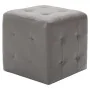 Puf 2 unidades cuero sintético gris 30x30x30 cm de vidaXL, Otomanas - Ref: Foro24-278381, Precio: 81,93 €, Descuento: %