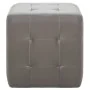 Puf 2 unidades cuero sintético gris 30x30x30 cm de vidaXL, Otomanas - Ref: Foro24-278381, Precio: 81,93 €, Descuento: %