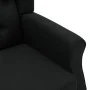 Black fabric armchair with footrest stool by vidaXL, Armchairs - Ref: Foro24-320153, Price: 285,27 €, Discount: %