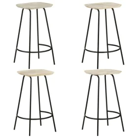Küchenhocker 4 Einheiten aus massivem Mangoholz von vidaXL, Küchenhocker - Ref: Foro24-320648, Preis: 222,91 €, Rabatt: %