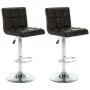 Kitchen stools 2 units brown synthetic leather by vidaXL, Kitchen stools - Ref: Foro24-323636, Price: 133,15 €, Discount: %