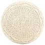 Handgefertigter Makramee-Puff aus Baumwolle 45x30 cm von vidaXL, Osmanen - Ref: Foro24-324001, Preis: 78,34 €, Rabatt: %