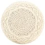 Handgefertigter Makramee-Puff aus Baumwolle 45x30 cm von vidaXL, Osmanen - Ref: Foro24-324001, Preis: 78,34 €, Rabatt: %