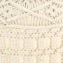 Puf de macramé hecho a mano algodón 45x30 cm de vidaXL, Otomanas - Ref: Foro24-324001, Precio: 77,56 €, Descuento: %