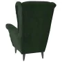 Dunkelgrüner Samtsessel von vidaXL, Sessel - Ref: Foro24-324061, Preis: 223,52 €, Rabatt: %