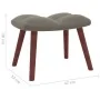 Light gray velvet recliner chair with footstool by vidaXL, Armchairs - Ref: Foro24-328062, Price: 128,38 €, Discount: %