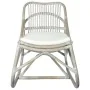 Gray linen rattan chair by vidaXL, Armchairs - Ref: Foro24-325482, Price: 139,03 €, Discount: %