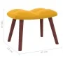 Entspannungssessel mit Hocker in Senfgelbem Samt von vidaXL, Sessel - Ref: Foro24-328069, Preis: 123,52 €, Rabatt: %
