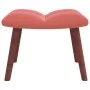 Silla mecedora con reposapiés terciopelo rosa de vidaXL, Mecedoras - Ref: Foro24-328154, Precio: 182,09 €, Descuento: %