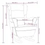 Silla mecedora patas de madera de caucho terciopelo amarillo de vidaXL, Mecedoras - Ref: Foro24-329370, Precio: 199,38 €, Des...