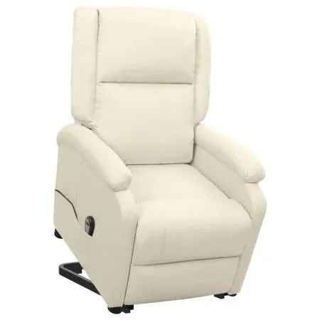 Cream fabric lifting armchair by vidaXL, Armchairs - Ref: Foro24-329708, Price: 344,55 €, Discount: %