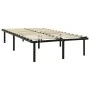 Estructura de cama de metal negro 140x200 cm de vidaXL, Camas y somieres - Ref: Foro24-284681, Precio: 97,78 €, Descuento: %