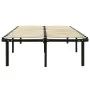 Estructura de cama de metal negro 140x200 cm de vidaXL, Camas y somieres - Ref: Foro24-284681, Precio: 97,78 €, Descuento: %