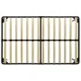 Estructura de cama de metal negro 140x200 cm de vidaXL, Camas y somieres - Ref: Foro24-284681, Precio: 97,78 €, Descuento: %