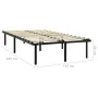Estructura de cama de metal negro 140x200 cm de vidaXL, Camas y somieres - Ref: Foro24-284681, Precio: 97,78 €, Descuento: %