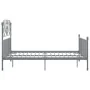 Graues Metallbettgestell 160x200 cm von vidaXL, Betten und Lattenroste - Ref: Foro24-324855, Preis: 207,10 €, Rabatt: %