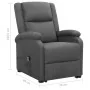 Sillón elevable tela gris oscuro de vidaXL, Sillones - Ref: Foro24-329700, Precio: 341,20 €, Descuento: %