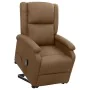 Brown fabric lift-up armchair by vidaXL, Armchairs - Ref: Foro24-329703, Price: 319,56 €, Discount: %