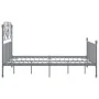 Graues Metallbettgestell 140x200 cm von vidaXL, Betten und Lattenroste - Ref: Foro24-324852, Preis: 149,66 €, Rabatt: %